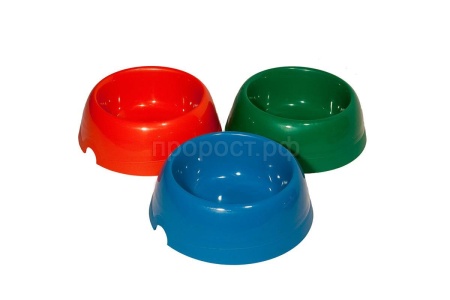 Миска одинарная пластик №5 1,2л св-серая/2305/Дарэлл