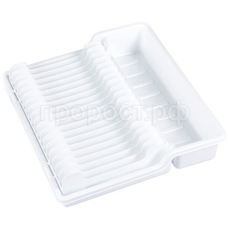 Сушилка д/посуды 1-ярусная Супер белый 09012 /12шт/Арз