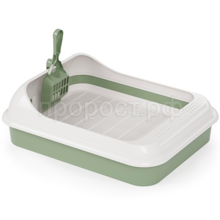 Туалет д/кошек Юта полный комплект с совком/14шт/М9067