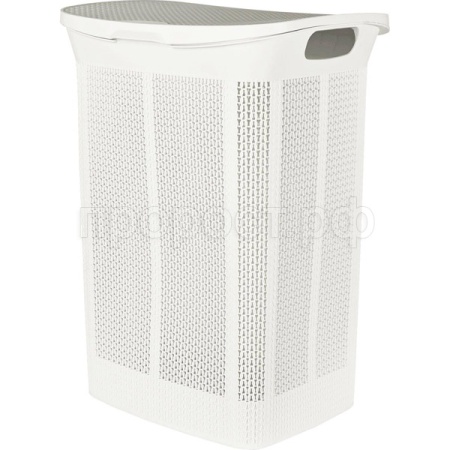 Корзина д/белья Keeplex Ajur 50л белое облако KL4101/2шт/ПР