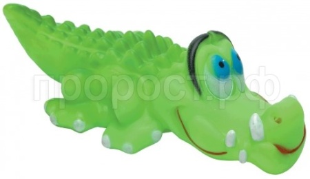 Игрушка для собак винил Крокодил для средних пород 15см/С2489 Игрушка для собак винил Крокодил для средних пород 15см/С2489