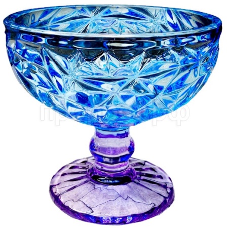 Креманка фиолетово-голубой 300мл /5181/1-Н5