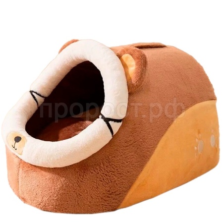 Пещера с ушками Мимифри L 50х35х33см ДК-3 мишка