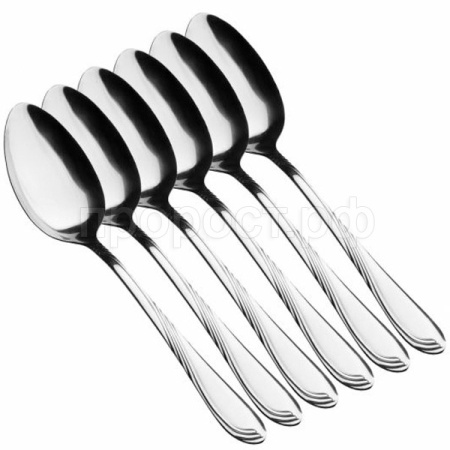 Ложка столовая (6шт) Селена нерж. 1,8мм в коробке КТ-961-ЛС-6 /50шт/К