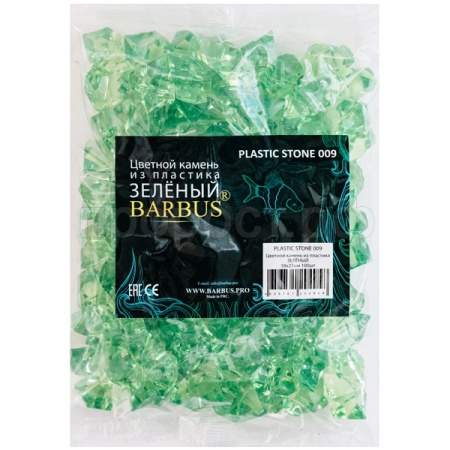 Грунты Цветной камень из акрила 18*25мм зеленый/100шт/Салекс