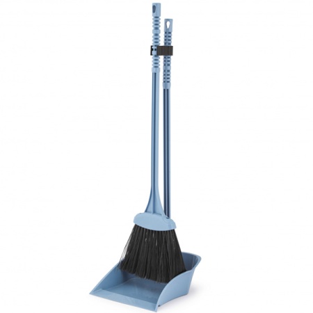 Набор для уборки Комфорт №1 мягкий синий с веником М6977