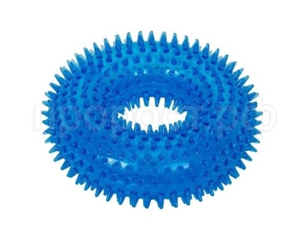 Игрушка для собак Кольцо с шипами Marli из термопластичной резины с пищалкой 12,5см/9120009