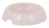 Миска одинарная пластик 0,2л Мур мяу беж