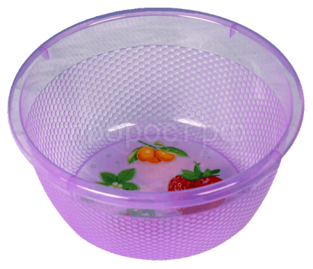 Чаша 2л Медовая прозрачно-фиолетовый 03031 /10шт/Арз