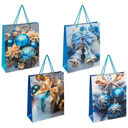 Пакет подарочный Шары М 26*32*10см 110427