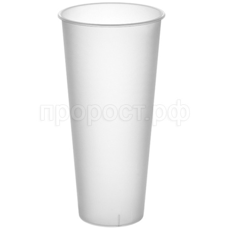 Стакан 650мл "Bubble Cup" (10шт) ПП матовый /20шт/ АУ