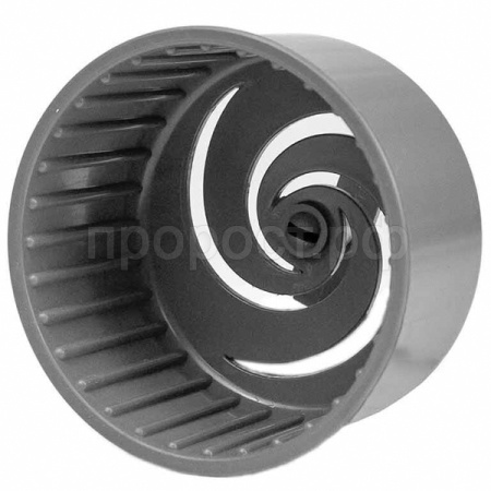 Игрушка д/грыз Колесо D90 Литое пластик без подставки на барашке серое/3094/Дарэлл