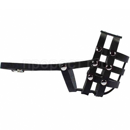 Намордник кожа №0 сетчатый кокер черный 050100черн/Дарэлл