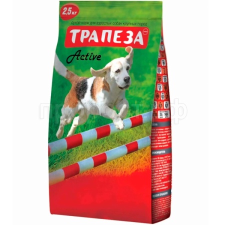 Собаки Трапеза Active для активных пород 2,5кг*4шт сухой/3099