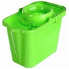 Ведро 9,5л прямоугольное с отжимом ярко-зел. М2421