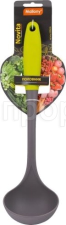 Половник Novita из нейлона с цветной ручкой из TPR 005426 /24шт/Mallony