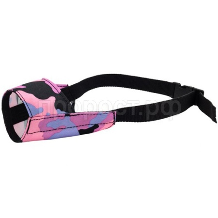 Намордник нейлон №3 принтованый розовый/13040003-12/Каскад