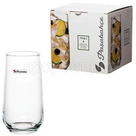 Набор стаканов Аллегра  (4шт) 470мл 420015B