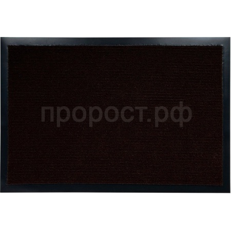 Коврик придверный 40*60см VORTEX "TRIP" влаговп. ребристый коричневый 24188/15шт/Профит