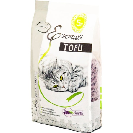 Наполнитель Ерошка Тофу Экстракт лаванды 5л