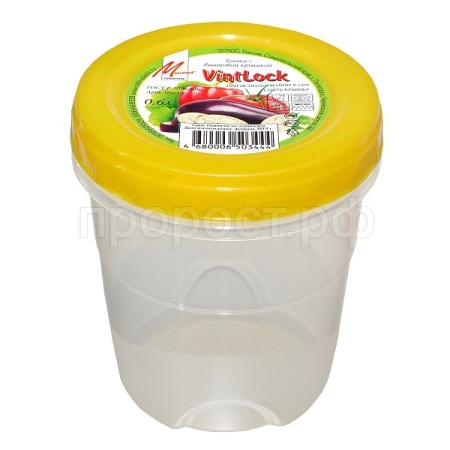 Банка универсальная 0,6л VintLock с винтовой крышкой 06012 /30шт/Милих