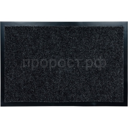 Коврик придверный 40*60см VORTEX "TRIP" влаговп. ребристый серый 24189/15шт/Профит
