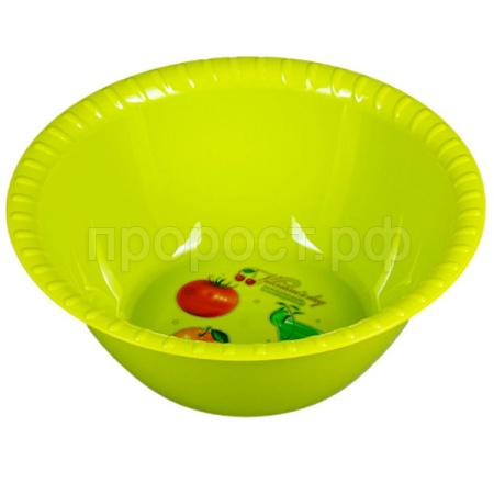 Миска 2,5л Смак круглая оливковый 03069 /20шт/Арз