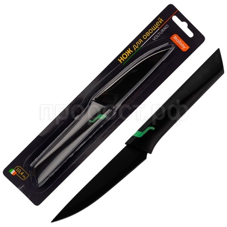 Нож д/овощей VOLTURNO нерж.сталь с пласт. рукояткой 10,4см 310893 /50шт/Mallony