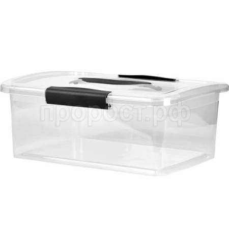 Контейнер д/хранения Keeplex Vision 11л прозрачный с защелками KL2524 /6шт/ПР