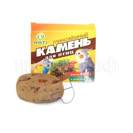 Витаминный камень  для птиц Камень Глиноземный NATI 80гр