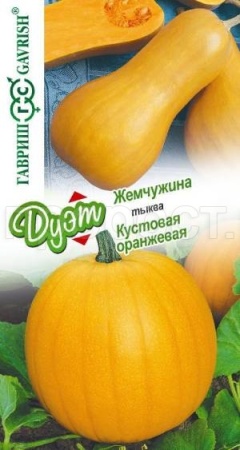 Гавриш серия Дуэт Тыква мускатная Жемчужина 1,0 г+ Тыква твердокорая Кустовая оранжевая 1,0 г