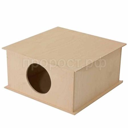 Игрушка д/грыз Домик в клетку 30*30*15см/8557/Дарэлл