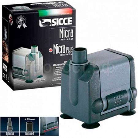 Помпа Micra Plus подъем 85см 600 л/ч 43х57хh52мм/90841/SICCE/