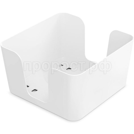 Салфетница Смарт квадрат. белый С943БЕЛ /28шт/Мартика